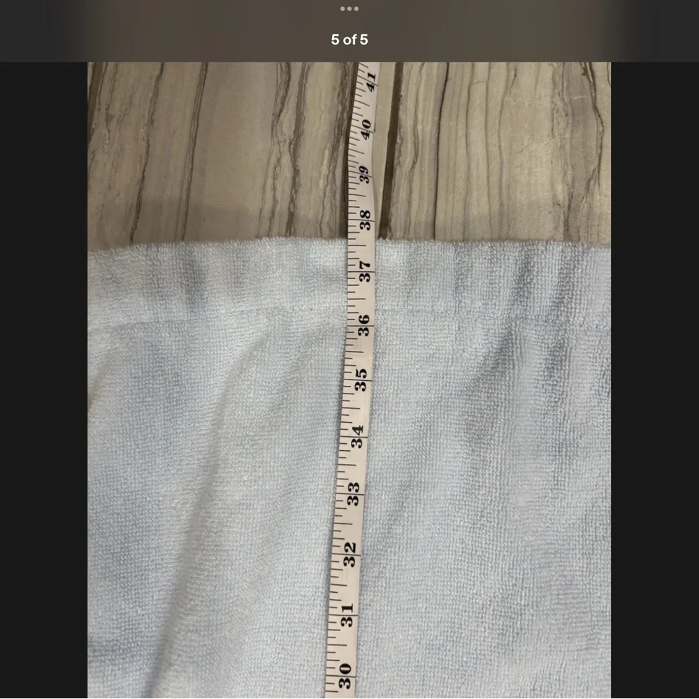 Ralph Lauren Soft Blue Terry Cloth Robe Bathrobe - Picture 5 of 5